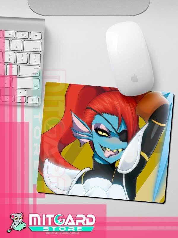 UNDERTALE Undine-V1 Mousepad Standard Size desk pad - 1